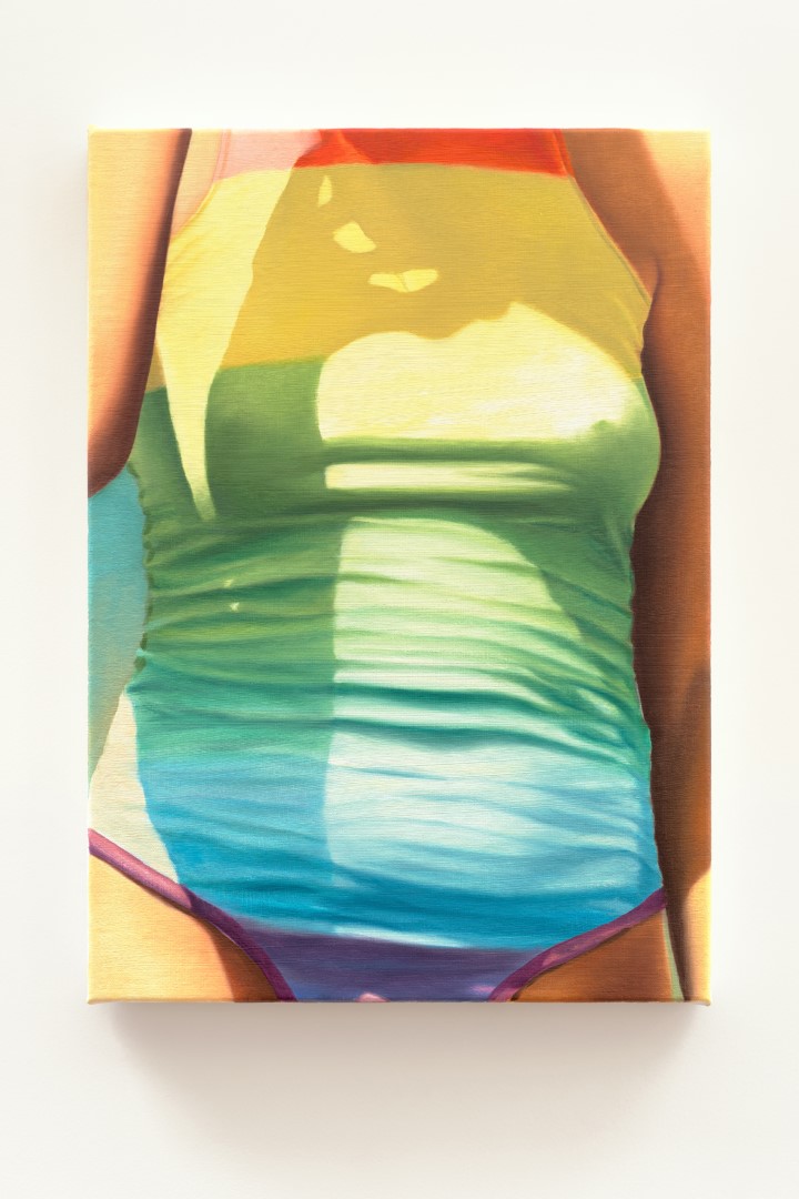 Evening Swim (2024), 42 x 30 cm, oil on linen (private collection)